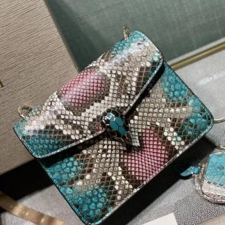 Replica Bvlgari Snake Leather Serpenti Forever Shoulder Bag
