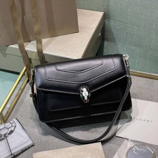 Replica Bvlgari Calfskin Serpenti Forever Shoulder Bag