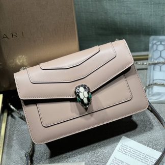 Replica Bvlgari Calfskin Serpenti Forever Shoulder Bag