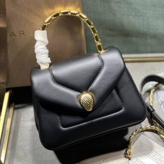 Replica Bvlgari Serpenti Reverse Top Handle Shoulder Bag
