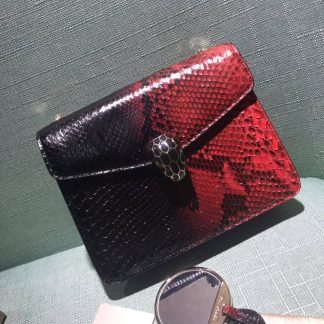 Replica Bvlgari Snake Leather Serpenti Forever Shoulder Bag