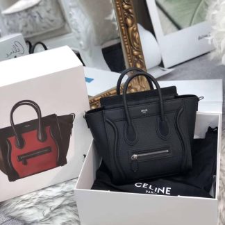 Replica Celine Calfskin Nano Luggage Bag