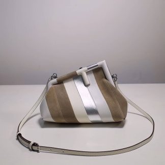 Replica Fendi Suede Calfskin First Clutch Bag