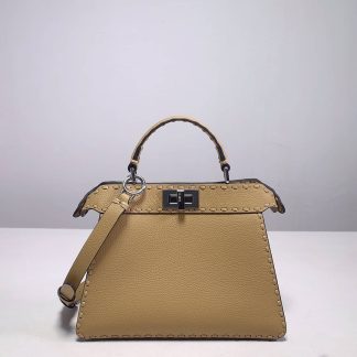 Replica Fendi Peekaboo Iseeu Selleria Bag With Hand-Sewn Topstitches