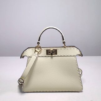 Replica Fendi Peekaboo Iseeu Selleria Bag With Hand-Sewn Topstitches