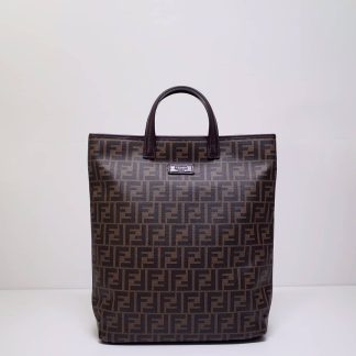 Replica Fendi Zucca Print Coated Canvas Tote Bag