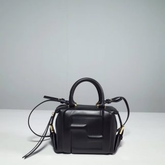 Replica Fendi Nappa Leather Mini FF Cube Bag