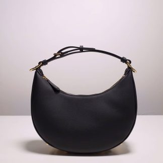 Replica Fendi Fendigraphy Small Leather Hobo Bag