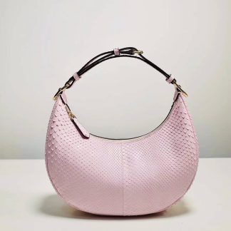 Replica Fendi Fendigraphy Small Snakeskin Hobo Bag
