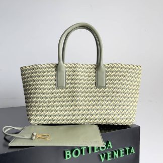 Replica Bottega Veneta Cabat Intrecciato Leather Tote