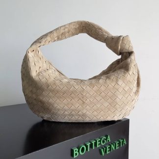 Replica Bottega Veneta Intrecciato Suede Medium Jodie Hobo Bag