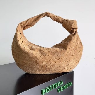 Replica Bottega Veneta Intrecciato Suede Medium Jodie Hobo Bag