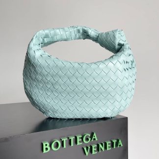 Replica Bottega Veneta Jodie Teen Intrecciato Leather Hobo Bag