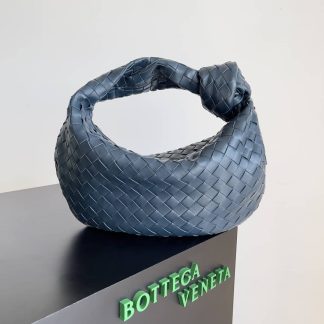 Replica Bottega Veneta Jodie Teen Intrecciato Leather Hobo Bag