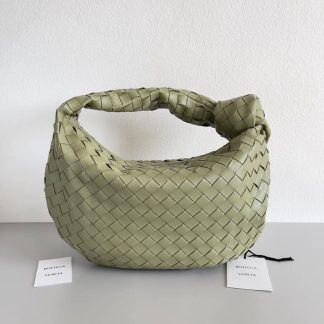 Replica Bottega Veneta Jodie Teen Intrecciato Leather Hobo Bag
