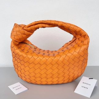 Replica Bottega Veneta Jodie Teen Intrecciato Leather Hobo Bag