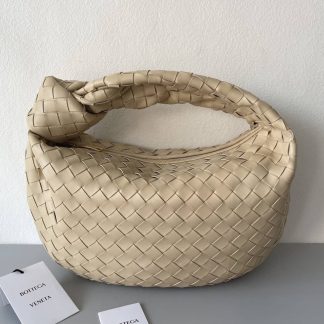 Replica Bottega Veneta Jodie Teen Intrecciato Leather Hobo Bag