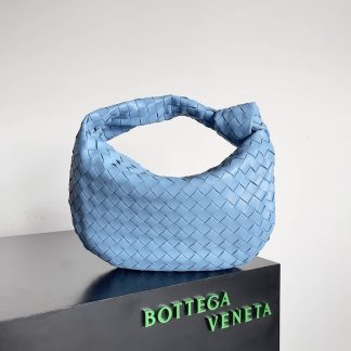 Replica Bottega Veneta Jodie Teen Intrecciato Leather Hobo Bag
