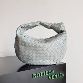 Replica Bottega Veneta Jodie Teen Intrecciato Leather Hobo Bag