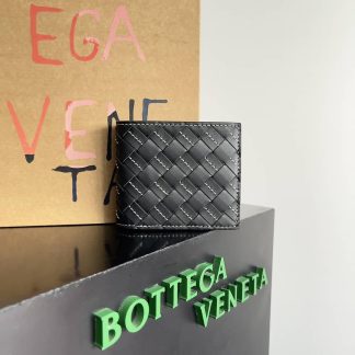 Replica Bottega Veneta Intrecciato Leather Bifold Wallet