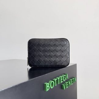 Replica Bottega Veneta Small Intrecciato Leather Organizer
