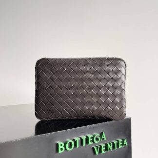 Replica Bottega Veneta Large Intrecciato Zipped Organizing Pouch
