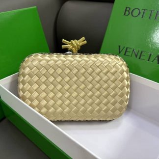 Replica Bottega Veneta knot silk Medium Pochette clutch