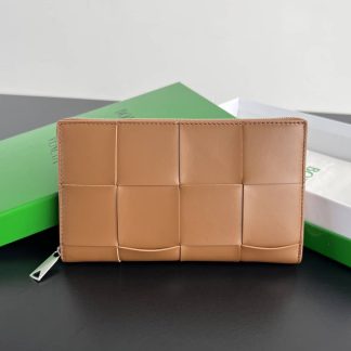 Replica Bottega Veneta Mens Cassette Zip Around Wallet