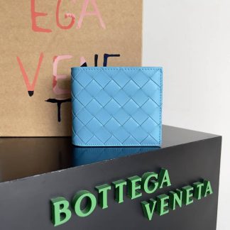 Replica Bottega Veneta Intrecciato Leather Bifold Wallet