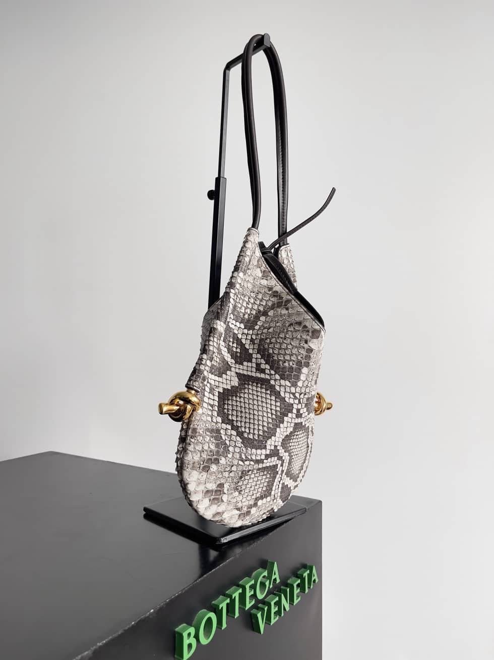 Replica Bottega Veneta Solstice Small Calfskin Python Texture Shoulder Bag_1_158990 Replica Bottega Veneta Solstice Small Calfskin Python Texture Shoulder Bag