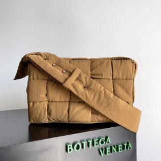 Replica Bottega Veneta Woven Padded Nylon Cassette Messenger Bag