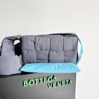 Replica Bottega Veneta Woven Padded Nylon Cassette Messenger Bag