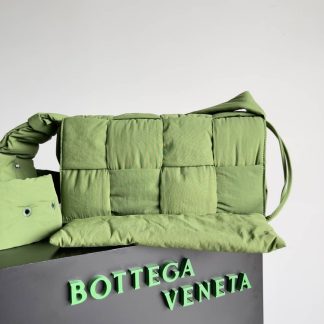 Replica Bottega Veneta Woven Padded Nylon Cassette Messenger Bag