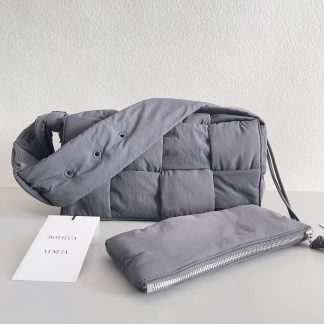 Replica Bottega Veneta Woven Padded Nylon Cassette Messenger Bag