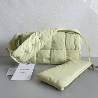Replica Bottega Veneta Woven Padded Nylon Cassette Messenger Bag