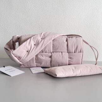 Replica Bottega Veneta Woven Padded Nylon Cassette Messenger Bag