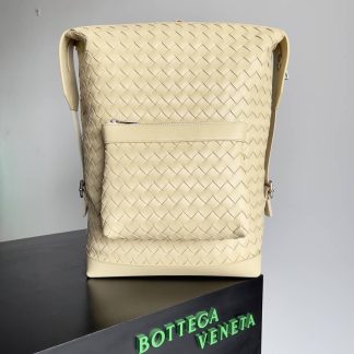 Replica Bottega Veneta Classic Intrecciato Leather Backpack