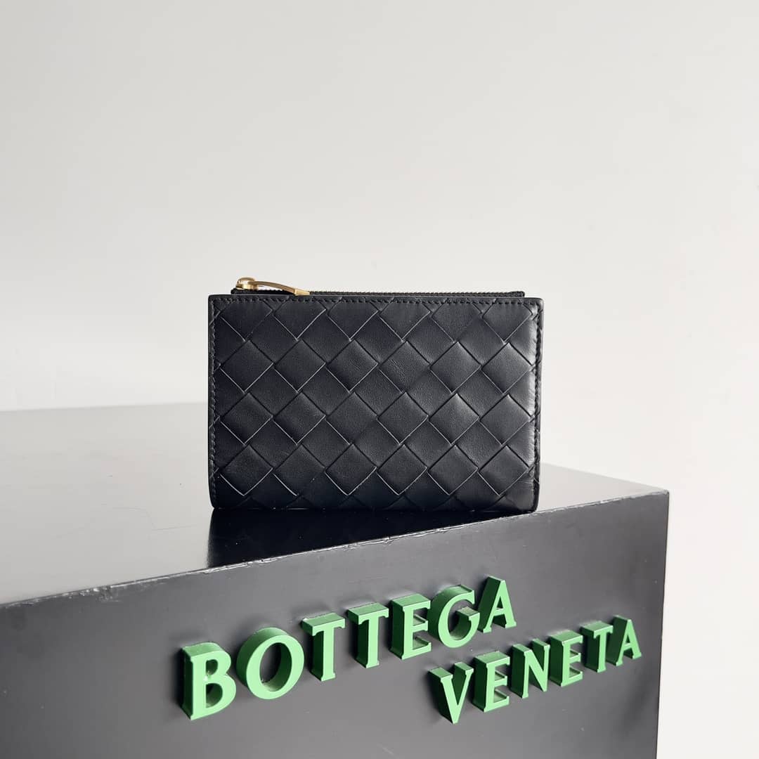 Replica Bottega Veneta Intrecciato Lambskin Bi-Fold Zip Wallet_10_147877 Replica Bottega Veneta Intrecciato Lambskin Bi-Fold Zip Wallet