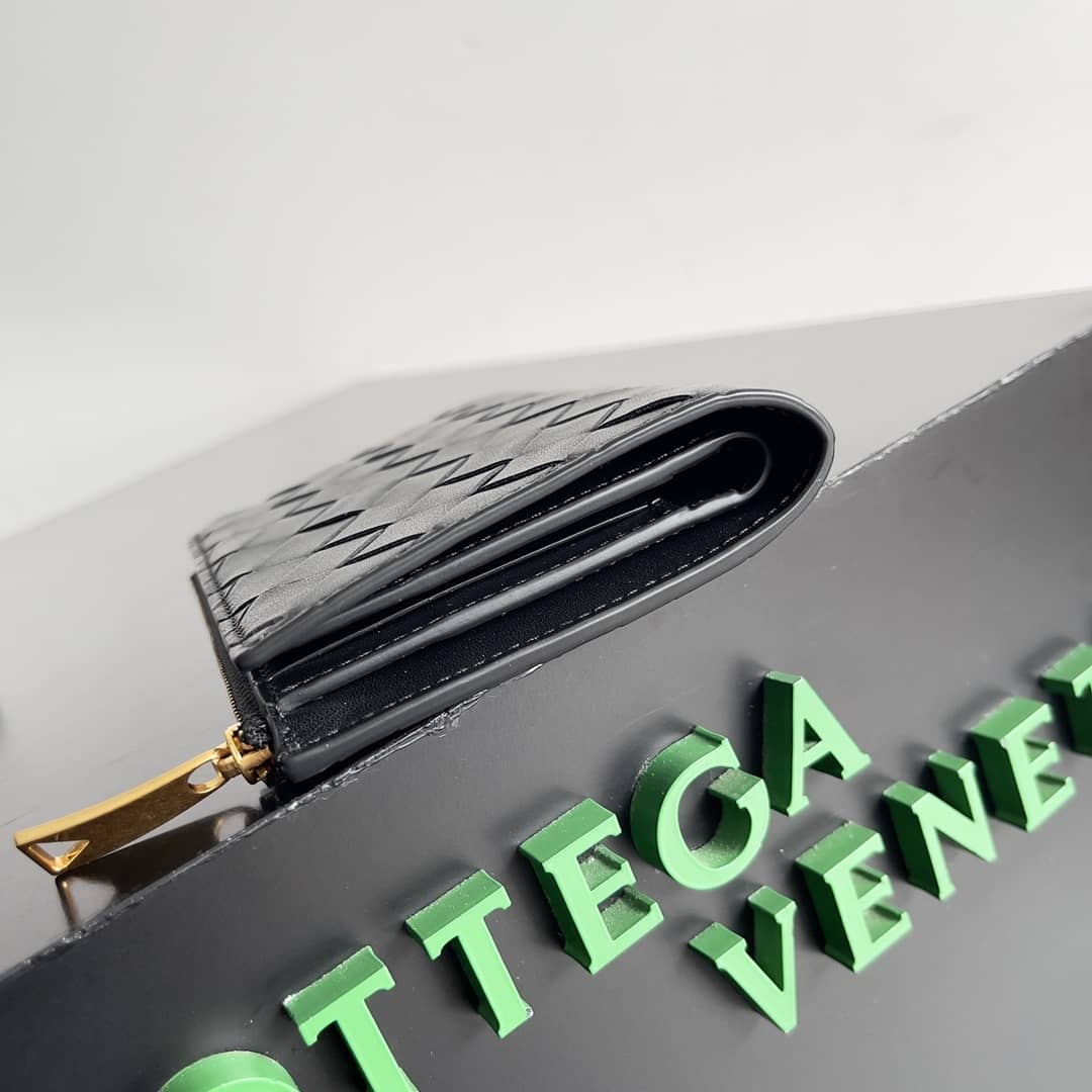 Replica Bottega Veneta Intrecciato Lambskin Bi-Fold Zip Wallet_1_147877 Replica Bottega Veneta Intrecciato Lambskin Bi-Fold Zip Wallet