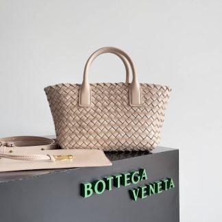 Replica Bottega Veneta Mini Leather Cabat Top Handle Tote Bag