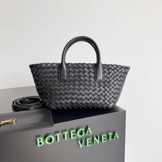 Replica Bottega Veneta Mini Leather Cabat Top Handle Tote Bag
