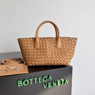 Replica Bottega Veneta Mini Leather Cabat Top Handle Tote Bag