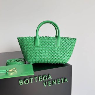 Replica Bottega Veneta Mini Leather Cabat Top Handle Tote Bag