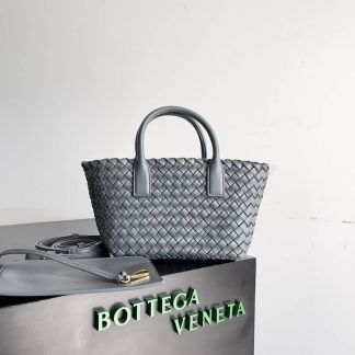 Replica Bottega Veneta Mini Leather Cabat Top Handle Tote Bag