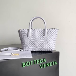 Replica Bottega Veneta Mini Leather Cabat Top Handle Tote Bag