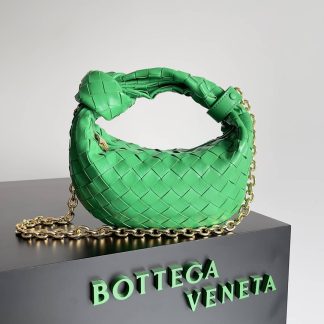 Replica Bottega Veneta Jodie mini leather top-handle bag
