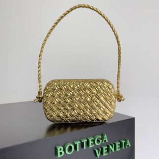 Replica Bottega Veneta Intreccio Lambskin Knot Minaudiere On Strap shoulder bag