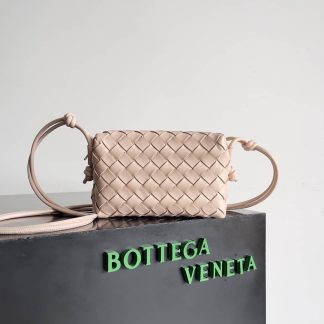 Replica Bottega Veneta Loop mini leather crossbody bag