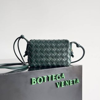 Replica Bottega Veneta Loop mini leather crossbody bag
