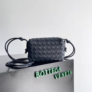Replica Bottega Veneta Loop mini leather crossbody bag